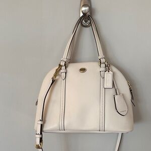 Coach Ivory Satchel Bag